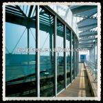 Construction Glass wall made of tempered insulated glass for buildings