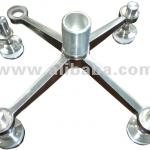 Glass spider fittings