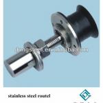 stainless steel routels, glass spider fitting