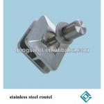 stainless steel routels, glass spider fitting