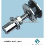 stainless steel routels, glass spider fitting