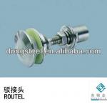 stainless steel routels, glass spider fitting