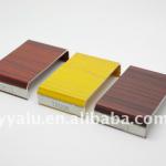 wooden texture aluminium profile