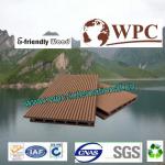 Outdoor hollow 15 mm thick, 150 mm wide belt hole single have ridge environmental wood and plastic wall (PL150X015C)