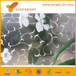 removable non-adhesive decorative cling static window film