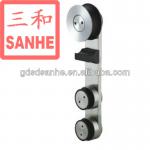 Stainless Steel Glass Sliding Door Roller With Block 9100A-1C