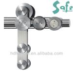 Stainless steel sliding door roller for glass door and round tube