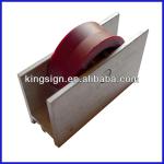 Aluminum sliding window box roller