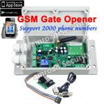 GSM Gate Opener SMS Remote Control 1CH Relay Output Switch Support 2000 phone numbers 850/900/1800/1900Mhz ADC-2000, APP CONTROL