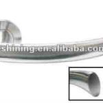 Stainless steel tube lever handle