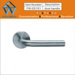 high quality stainless steel door handle lever with rose set