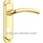 Zinc alloy/Aluminum door handle on iron plate