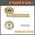 2013 Gold Zinc door Handle for Wood Door 005028