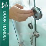 65mm dia infilled stainless steel glass door handle pull for sliding door