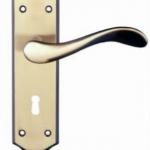 brass door lever handle WB-B014