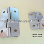Fashionbale box hinge with nickle color customized size by china factory