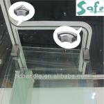 Aluminium elbow suit to frameless glass folding door, aluminum track hardware