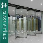 Stainless steel foldidng door system safe movable glass bifold doors