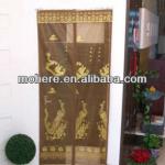 golden magnetic screen mosquito net door curtain