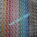 Brilliant color hook linked aluminum insect chain fly screen