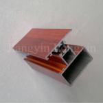 wooden transfer print aluminuium sliding window profile