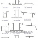 special/aluminium extrusion window and door frame design/good quality