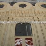 Marble Arch Door Frame with Figure Design