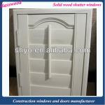 Wooden plantation shutters 89mm slat white color