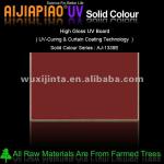 UV paint coat on particle board