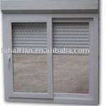 UPVC Sliding window with electric Roller Shutter