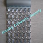 12mm brilliant silver color aluminum chain curtain-F0726B
