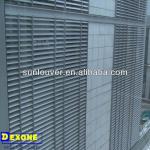 aluminum sun louver, exterior louvers with motor to remote control motorized louver