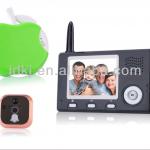 2.4G3.5 inch digital wireless video peephole door camera /door bell/unlocking