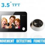 3.5&quot; Movement detecting,electronic door viewer,electronic peephole,electronic peephole viewer