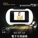 Newest hd paypal peephole viewer with TF card photo-shooting