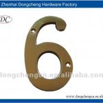 4&#39;&#39; brass house numbers