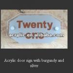 Acrylic Hotel Door sign