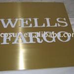 Engraved hotel door name number plate