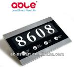 Hotel Touch Doorplate, Tempered Glass Panel