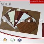 PVC wooden grain decorative sheet for door plate