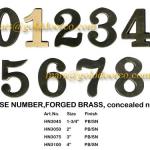 Solid Brass House Number (HN3050)