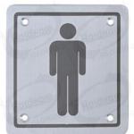 Stainless Steel Toilet Sign Plate