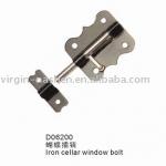 Iron cellar window bolt