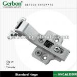 Clip-on30 degrees hinge for aluminium frame