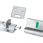 MP3051 square door bolt or door latch with indicator