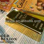 Promotion gift Gold bullion door stop-