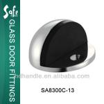 Floor or ceiling mounted buffers door stops with sus304 grade stainless steel