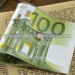 Creative silicon paper money floor stopper