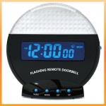 Flashing Light LCD Clock Remote Controlled Doorbell