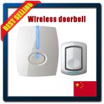 Patent and fashion design wireless doorbell mp3 52 (16 chord) elegant melodies 300m range
